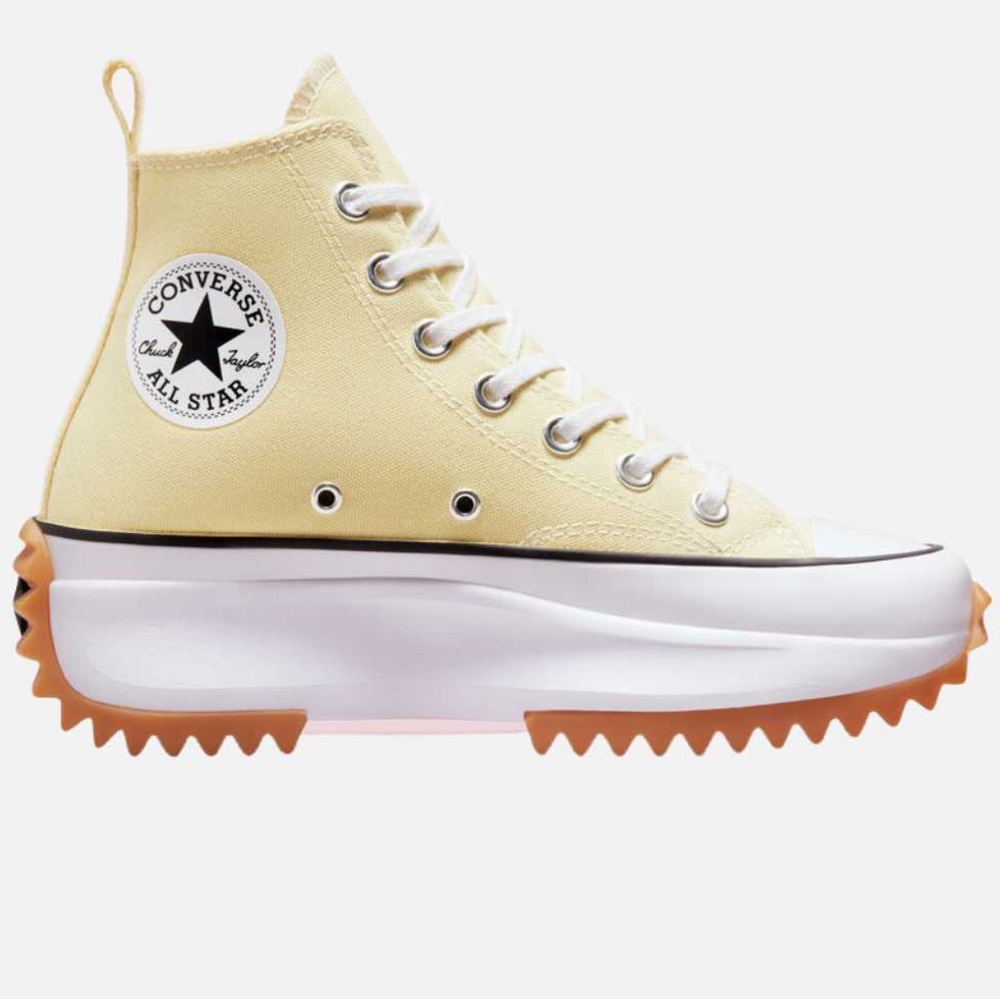 NWT Converse Run Star Hike Platform lemon drop high top Chuck Taylor sneaker - Picture 1 of 12